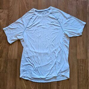Soft! White Nike "Fit Dry" short sleeve shirt  - Men's Medium